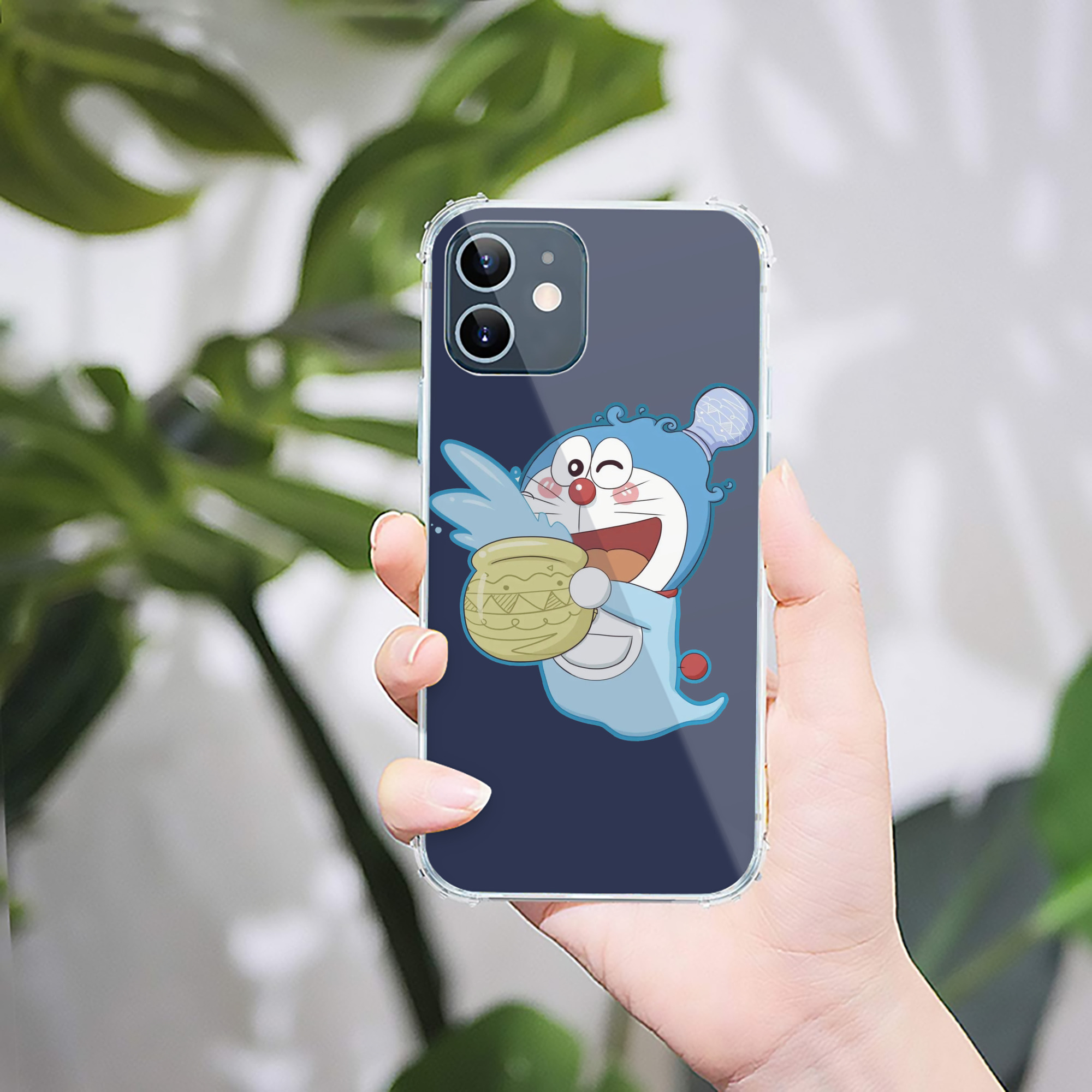 （画像用） ドラえもん Doraemon 【iPhone 12シリーズ対応】透明スマホケース（クリアソフトケース）